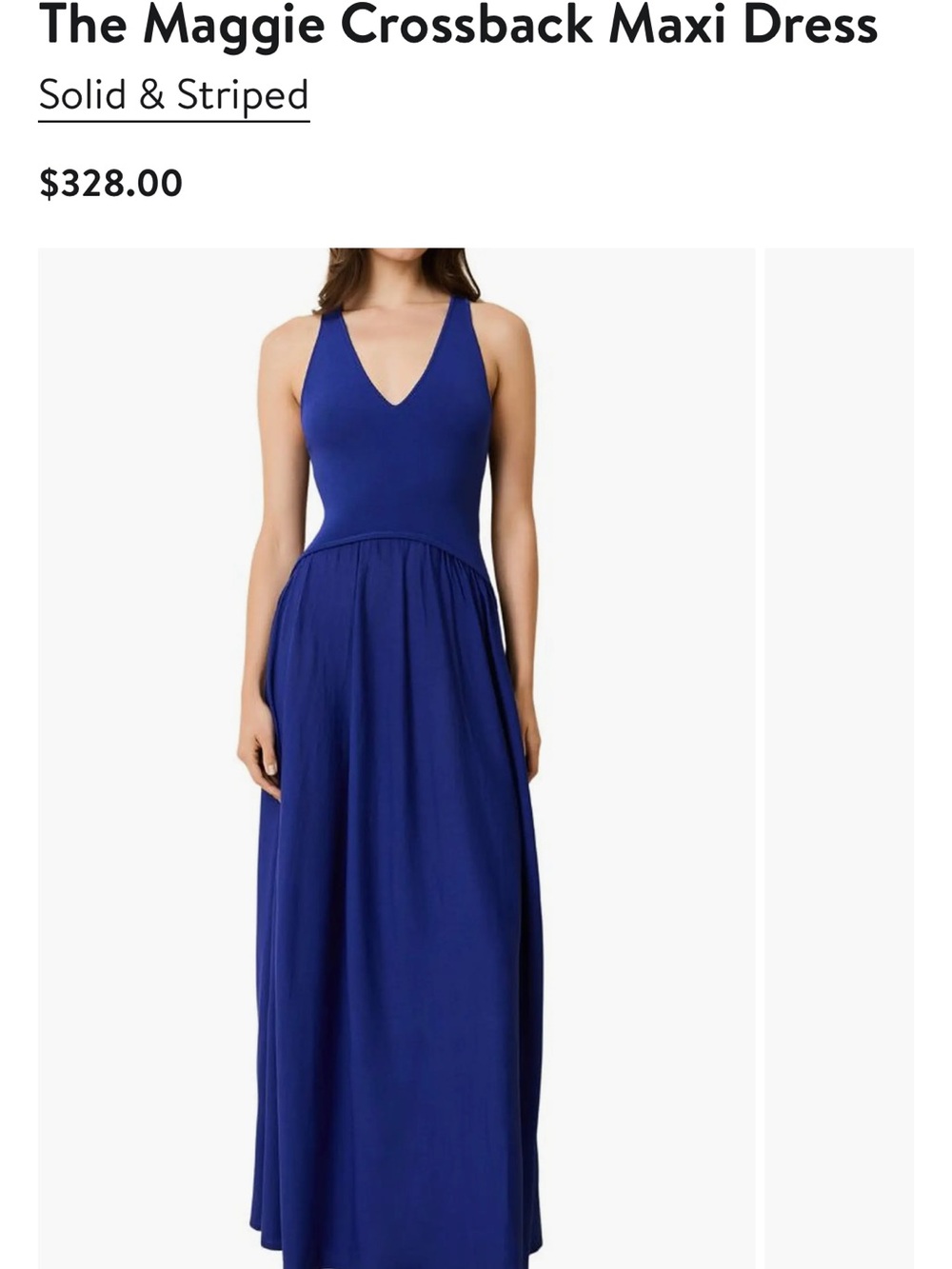 The Maggie Crossback Maxi Dress